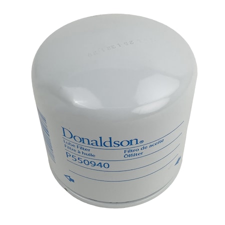 Donaldson Hyd Filter, Spin-On, Outer Dia 3.66 In. 93Mm Thread Size 3/4-16 P550940